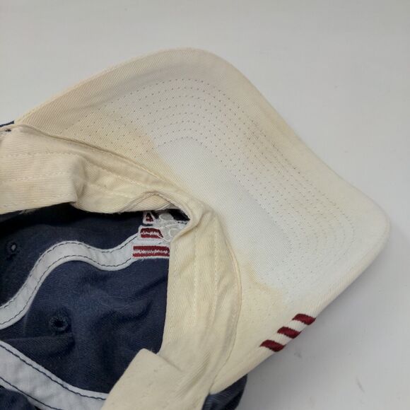 Adidas Men's Slideback Hat Blue Size OSFA Embroidered Logo 100% Cotton - Picture 7 of 9